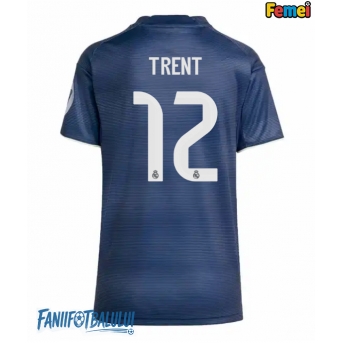 Real Madrid Alexander-Arnold #12 Tricou Fotbal Replică 2025-26 Femei Deplasare